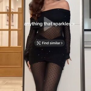 Elegant Black Off-Shoulder Dress